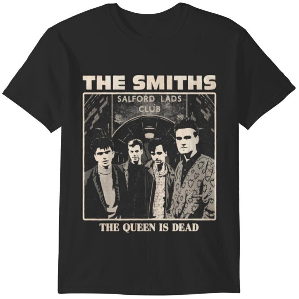 The Smiths The Queens Is Dead Rock Band Classic Album Fan Graphic T-Shirt .